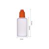 En Stock Mayoreo Botellas de Relleno de Aceite Semitransparentes de 10ml 20ml Botellas de Pigmento Pe Botellas Líquidas Botellas de Plástico para Dispensar