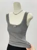 Colete Renda Quadrado Doce Feminino Verão Pura Desejo Cobertura Interna Para Seios Redutor de Idade Alça Superior Roupa Externa Top Curto Costas Bonitas