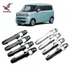 Adecuado para Suzuki 22 Smile Manija de Puerta Modificada Tira Decorativa Electrochapada Cubierta de Manija Especial de Fibra de Carbono para Puerta