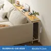 Estante trasero para sofá de sala de estar, estante largo de pared, mueble lateral de dormitorio de varias capas, almacenamiento junto a la cama, estante estrecho para entrada