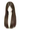 Peruca Completa para Mulheres, Peruca Longa Preta Lisa, Cabelo Realista, Natural Sem Costura para Uso Diário, Peruca Longa Lisa com Repartição Central