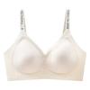 Base de Maquillaje Líquida con Copa Fija Ropa Interior Sin Costuras para Mujer, Estilo Delgado de Verano, Push-Up, Sin Varillas, Sujetador Anti-Caída, Antibacteriano y Transpirable