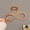Presilha de garra oversized estilo francês para mulheres, de alta qualidade, adequada para cabelos grossos, grampo de cabelo requintado e versátil, presilha para a parte de trás da cabeça, acessório de cabelo