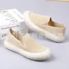 Zapatos Perezosos de Suela Blanda para Estudiantes Mujeres, Zapatos de Pescador Transpirables de Suela Gruesa y Aromáticos, Zapatos de Lona Cómodos y Casuales para Mujeres