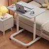 Mesa popular moderna de altura ajustável, mesa de cabeceira, mesa lateral para sofá na sala de estar, mesa para estudar na cama, mesa de computador