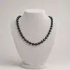 Collar corto vintage estilo Chanel con cuentas, cadena para suéter de perlas de imitación de 10 mm de moda, cadena de cuentas redondas simple para todo tipo de atuendo para mujer