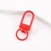 Chaveiro Popular de Metal Pintado em Cores Doces Gancho de Porta em Forma de U Spray Colorido Pingente de Bolsa Acessórios para Joias DIY