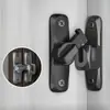 Pestillo para Puerta sin Taladro Hebilla de Puerta de Aleación para Cerradura de Puerta de Baño de Hotel en Casa Pestillo de Seguridad Engrosado Antirrobo