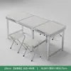 Mesa Plegable para Montaje de Puesto Exterior, Uso Comercial, Mesa de Comedor Rectangular Portátil, Mesa Plegable para Decoración y Ceremonias de Inauguración