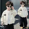 Chaqueta Elegante de Otoño para Niños 2026 Nueva Versión Coreana Moderna Ropa de Primavera y Otoño para Niños Chaqueta de Béisbol para Bebé Abrigo para Niños