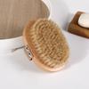 En stock Cepillo de mano Hemu exfoliante cepillo de baño húmedo y seco masajeador de bolsa de aire cepillo de baño de cerdas de jabalí