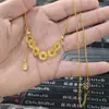 Pulseira Colar de Gelo Triturado Brilhante com Moedas dos Cinco Imperadores para Mulheres, Novo Estilo Chinês de Luxo Leve Nicho Exquisito Versátil de Alto Valor Acessório de Mão Presente