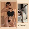 Ai Fei Lingerie Sexy Roupa com Zíper no Pescoço Sexy Abertura Livre da Tentação Pacote de Role-playing 2031