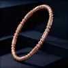 Pulsera de acero de titanio para niñas, de alto sentido, tres cuentas que no se decoloran, pulsera de acero inoxidable, joyería sencilla de moda, joyería al por mayor