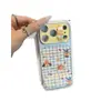 Capa de Celular Banhada com Personagem de Desenho Animado 3D para iPhone 18 Apple 17 Pro Max Capa Protetora Xadrez Estrela