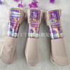 Medias Cortas de Seda Moradas Nina 8882 Primavera y Verano de Alta Elasticidad para Mujer Delgadas Transparentes Primavera y Otoño Cuatro Estaciones Par de Calcetines