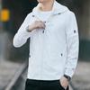 Chaqueta ligera de verano con capucha y protección solar para hombre 2023. Chaqueta informal con capucha para hombre, ajustada, para jóvenes.