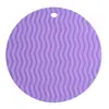 Alfombrilla Grande de Silicona Aislante del Calor para Mesa de Comedor, Alfombrilla para Alimentos, Alfombrilla para Ollas, Alfombrilla para Tazones, Posavasos, Alfombrilla para Platos, Salvamanteles Ondulados de Silicona, para el Hogar