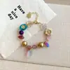 Pulsera de Cristal con Perlas de Segunda Mano para Mujer, Lujo Ligero, Estilo de Nicho, Versátil, Sensación de Alta Gama, Adecuada para Accesorios de Mano de Verano