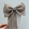 Horquilla con lazo de diamantes de imitación, dulce pinza de resorte de alta gama, pinza de cabeza de Joker, accesorios para el cabello, venta al por mayor para mujeres