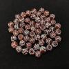 Venta al por mayor de fábrica Calcedonia roja Tianzhu del Tíbet cuentas redondas ágata patrón de herradura pulpa envuelta patrón de meteorización cuentas sueltas con cuentas A