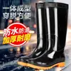 Botas de lluvia engrosadas, estilos de caña alta, media, baja y corta para hombre, con suelas de goma antideslizantes y forro de felpa para mayor calidez