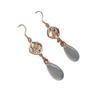 Aretes de Estilo Antiguo, Aretes Cool, Cheongsam de la Dinastía Han, Aretes de Estilo Chino Retro con Conservación de Color, Aretes de Gota de Agua, Clips para Orejas de Estilo Chino Nuevo