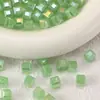 Contas de Cristal Quadradas Aurora Cor de Gelatina Macaron Contas Soltas para Pulseira Colar Artesanal DIY Acessórios e Suprimentos para Joias