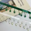 Pingente de Corrente de Pérolas Artesanal Multicolorido do Fabricante 4cm Miçangas de Arroz Renda de Franja com Contas DIY Acessórios para Roupas e Sapatos
