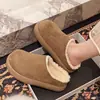 Pantuflas de mujer estilo Birkenstock, de suela gruesa, esponjosas y de felpa, colección de invierno 2026, forradas de polar para mayor calidez, pantuflas de algodón para usar en exteriores, estilo mocasín cerrado