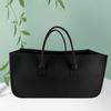 Cesta de fieltro para almacenamiento transfronterizo. Crea una bolsa de fieltro portátil para guardar leña, aperitivos, juguetes y artículos diversos. Cesta de fieltro para guardar bolsos.