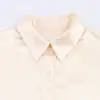 Camisa de Manga Larga Elegante Versátil Holgada Reductora de Edad Nueva Moda Europea y Americana Transfronteriza 2025 Venta al por Mayor