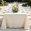 Mesa de Sobremesa de Luxo Leve Mesa de Exibição Toalha de Mesa Atacado Toalha de Mesa Retangular para Mesa de Sobremesa Branco-Off 2026 Novo Modelo