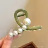 Horquilla de acrílico para mujer, de alta calidad, para la parte posterior del cabello, con temperamento de tiburón, volumen para el cabello, tocado con múltiples clips