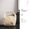 Nueva Bolsa de Almacenamiento para Juego de Té de Una Olla y Dos Tazas Estilo Chino, Bolsa de Almacenamiento Portátil para Juego de Té para Exteriores, Bolso de Mano para Mujer, Bolsa de Tela Hecha a Mano