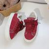 Zapatos de Entrenamiento para Mujer Bai Kuang Azul Glaciar Suela Gruesa 2024 Invierno Botas de Nieve de Piel de Cordero Zapatos de Algodón Papá B-9283Mx