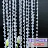 Cortina de Fio com Contas de Novo Estilo para Decoração de Casamento, Fio de Cristal para Decoração de Teto de Local de Casamento, Corrente de Divisória de Cortina de Cristal para Porta e Janela