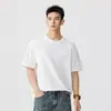Camiseta blanca de manga corta para hombre, camiseta básica para hombre, top interior para hombre, manga corta, verano 2026, nueva camiseta de ropa para hombre