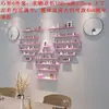Estante de Almacenamiento para Arte de Uñas de Barbería Estante Decorativo de Pared para Esmaltes de Uñas Fondo Zen Estante Decorativo para Sala de Estar