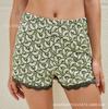 Pantalones de dormir de nailon cómodos de verano para mujer de comercio exterior personalizados, shorts casuales finos estampados para casa y deporte, amigables con la piel