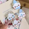 Nuevo Mosaico de Gato Pixelado Dibujos Animados Acrílico Accesorios Pasador DIY Tocado Colgante para Teléfono Móvil Flor Decorativa para Zapatos