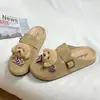 Pantuflas Retro Baotou para Mujer 205 Primavera y Otoño Ropa de Exterior Nuevos Zapatos de Mezclilla Birkenstock Zapatos Muller para Mujer Zapatos Perezosos