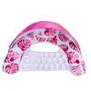 Silla Flotante Inflable Doble Arcoíris con Lentejuelas Transfronteriza para Adultos, Flotador de Natación, Cama Flotante Portátil para Agua