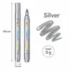 Set de Marcadores de Pintura Metálica con Punta Dura para Retoques, Marcador de Graffiti para DIY, Marcador para Colorear