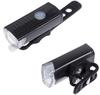 Faro delantero para bicicleta de montaña 2255, luz trasera para conducción nocturna, recargable vía USB, lámpara de iluminación brillante, lámpara para equipo de conducción, linterna