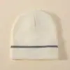 Gorro de Punto Cálido con Borde Enrollado para Otoño e Invierno Transfronterizo, Gorro Frío Reflectante para Ciclismo al Aire Libre, Suéter de Lana Frío