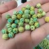 Alta porcelana turquesa colza amarelo magnesita abóbora beads acessórios handmade diy play acessórios de moda buda beads mão decoração de corda