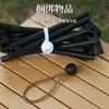 Cuerda elástica de 4 mm con bola de plástico para tienda de campaña exterior, toldo, camping y uso de almacenamiento
