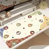 Alfombrilla de ratón de oficina de dibujos animados Hello Kitty, Alfombrilla de escritorio extragrande, Resistente a las manchas, Fácil de limpiar, Mantel de tierra de diatomeas absorbente de agua