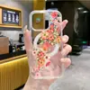 Funda de Teléfono Floral Colorida Nueva de Verano para iPhone17 Estilo Girly Cubierta Protectora Acrílica Magnética para Apple 18Pm